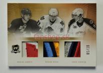 2009-10 Upper Deck The Cup Trios Patches #CT-HGV Hossa / Gáborík / Voráček SN 05