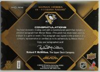 2008-09 UD Black Marks of Obsidian Autographs Patches Gold #MO-MH Marián Hossa S