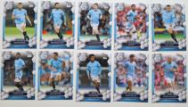 MANCHESTER CITY 20 kariet + 1 insertná BONUS TEAM SET 2024/25  Set 21 kariet (4/3)