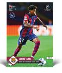 Lamine YAMAL TOPPS Lamine Yamal - Makes UEFA Champions League debut - UCL TOPPS 