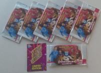 PANINI AKCIA sada FIFA 365 ADRENALYN XL PREMIUM 5 + 1 bal + 2 karty LIMITED EDIT