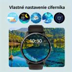 Fitness smart hodinky okrúhle, možnosť volania (8/10)